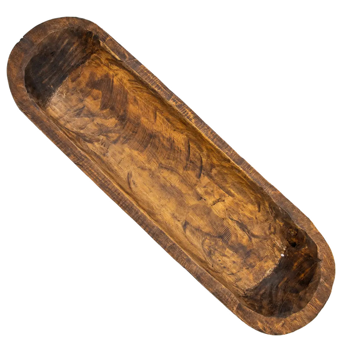 CUENCO DE MADERA ARTESANAL BAGUETE