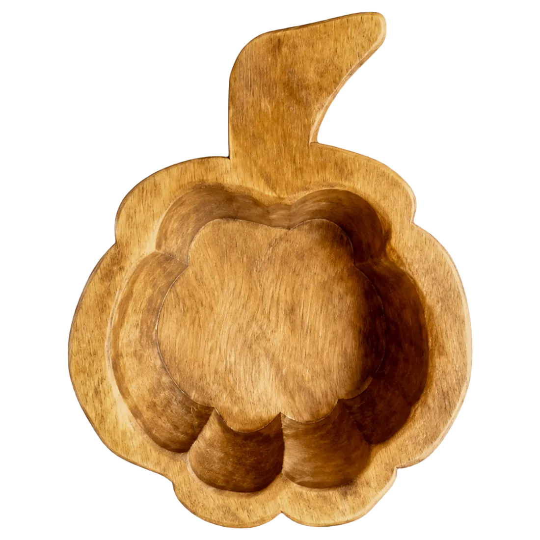 CUENCO DE MADERA ARTESANAL CALABAZA
