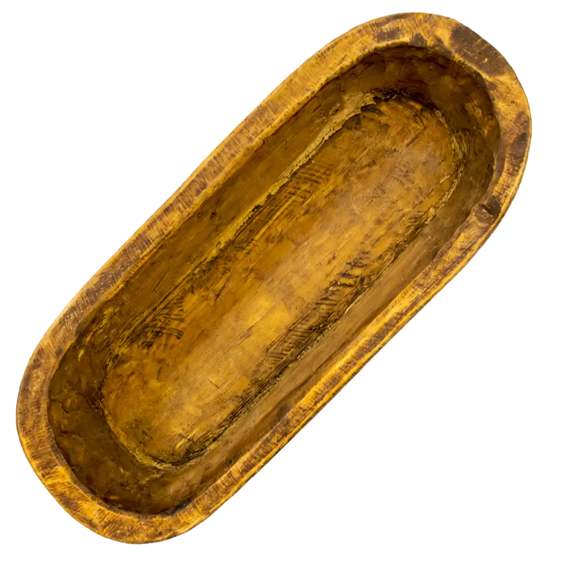 CUENCO DE MADERA ARTESANAL CANOA
