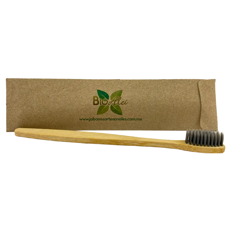 NLB CEPILLO DE DIENTES DE BAMBU (CERDAS SUAVES, MEDIANO)
