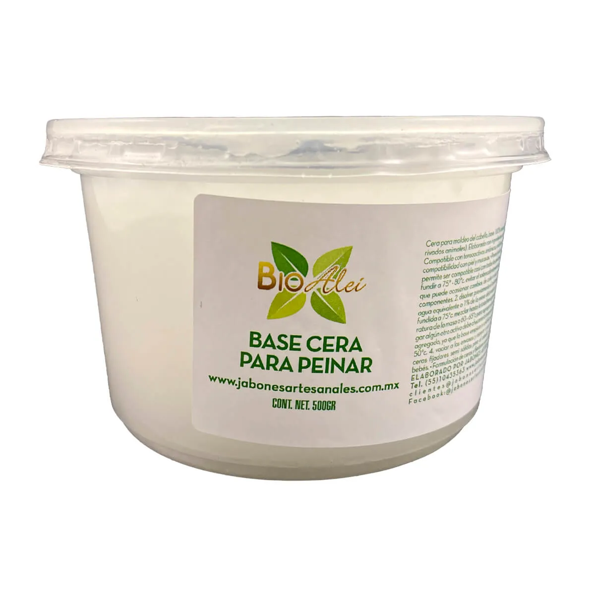 BASE CERA PARA PEINAR 500 GR