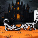 Molde perro y gato esqueleto