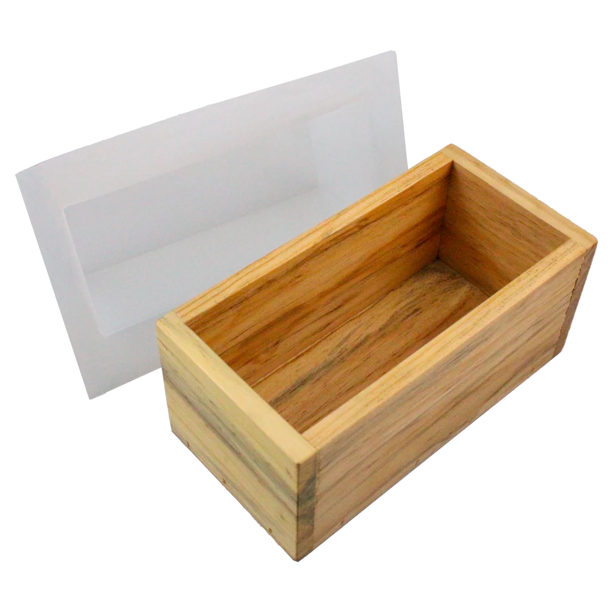 MOLDE DE MADERA 3KG 9*9*40CM (CON SU RESPECTIVO MOLDE DE POLIETILENO DE FORRO)