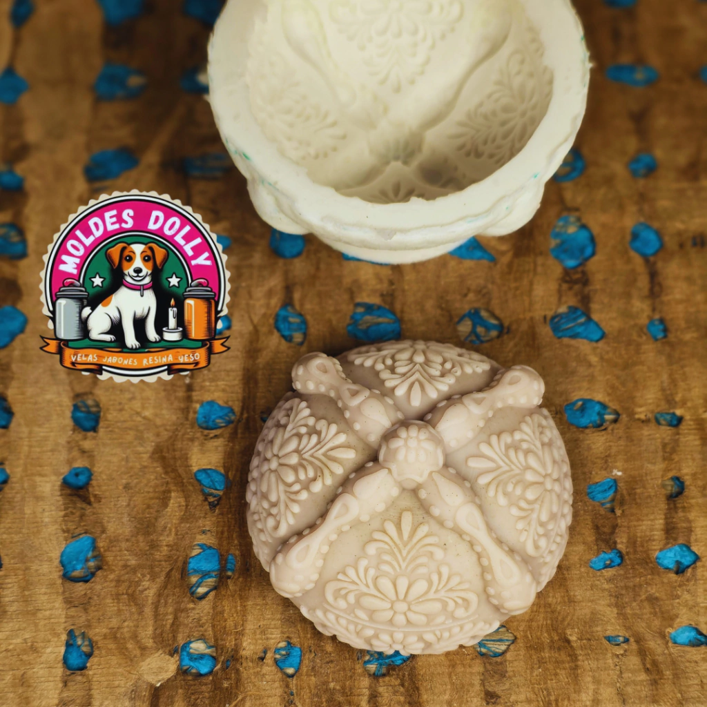 MOLDE PAN DE MUERTO V2 (DIAMETRO 8 CM Ø 8 cm × 4 cm de altura