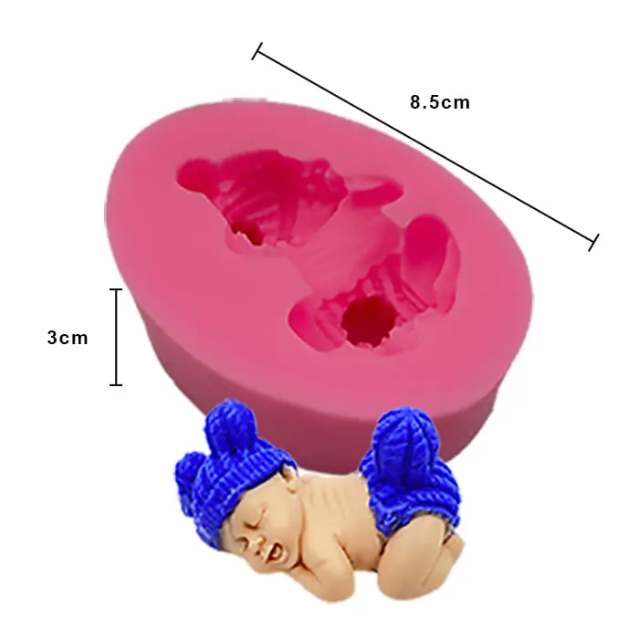 MOLDE DE SILICON BEBE