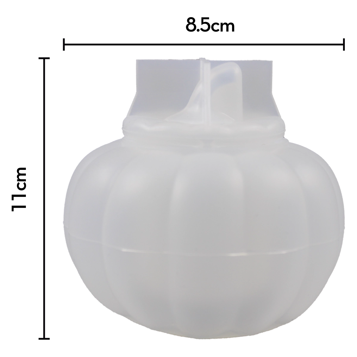 MOLDE DE SILICON CALABAZA 3D YESO VELA
