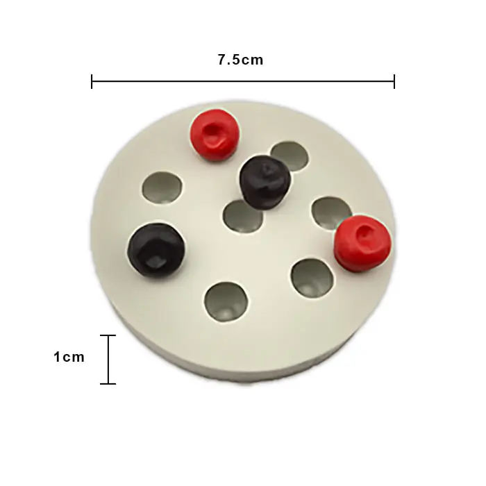 MOLDE DE SILICON DE BLUEBERRY
