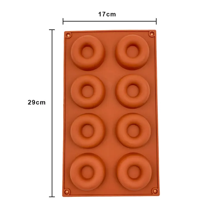 MOLDE DE SILICON DE DONAS 8