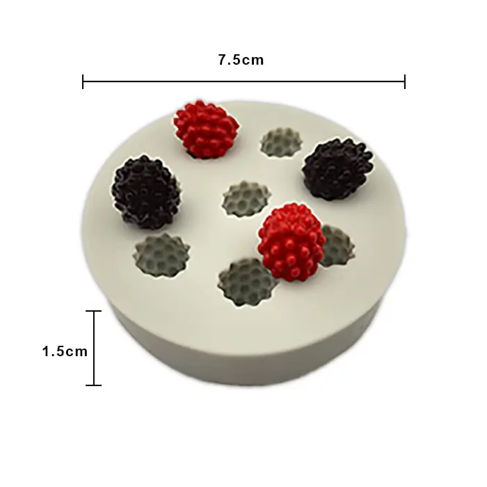 MOLDE DE SILICON DE RASPBERRY
