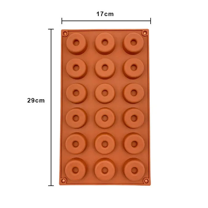 MOLDE DE SILICON DE ROSQUILLA 18