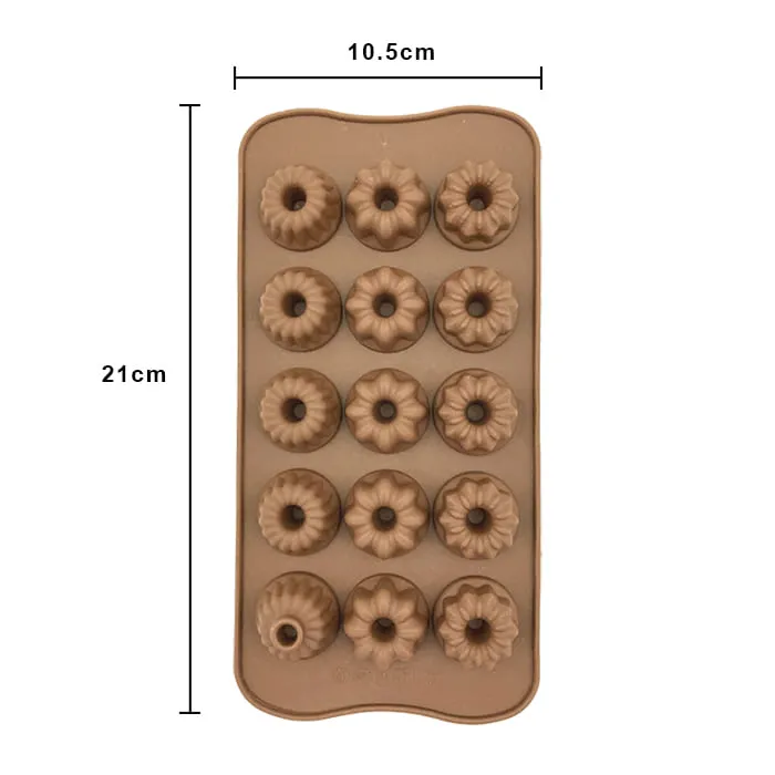 MOLDE DE SILICON DULCES 15
