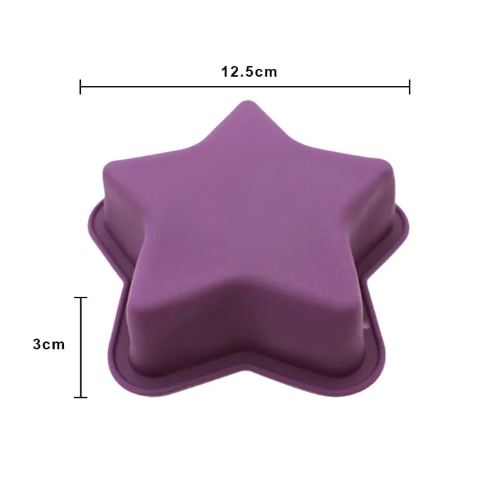 MOLDE DE SILICON ESTRELLA MEDIANA