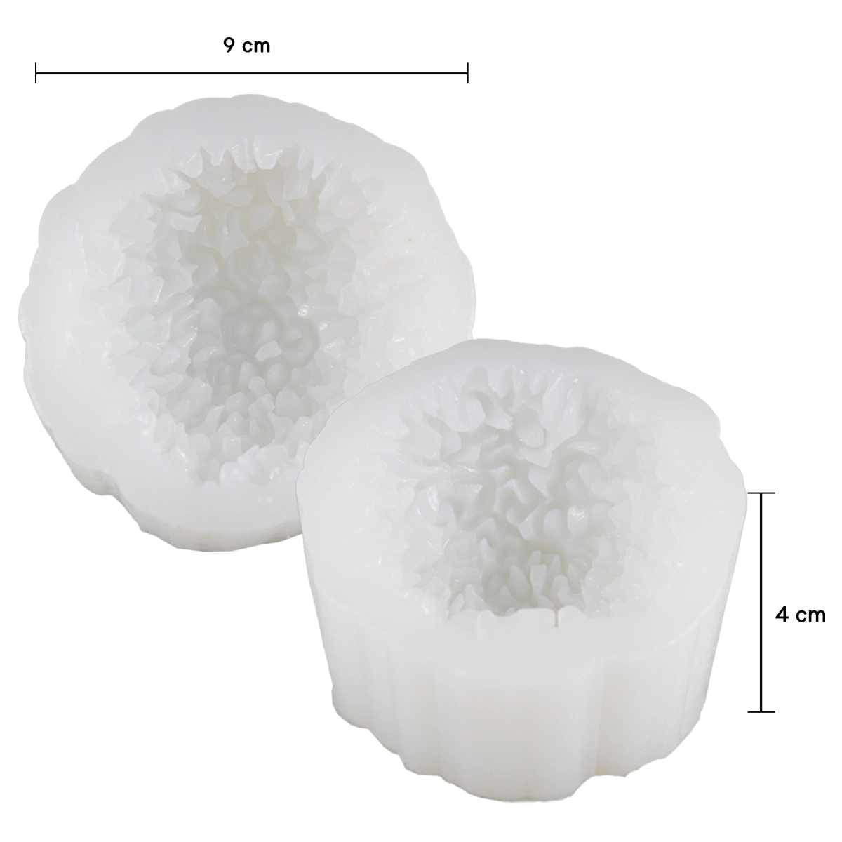 MOLDE DE SILICON FLOR DE CEMPASUCHIL