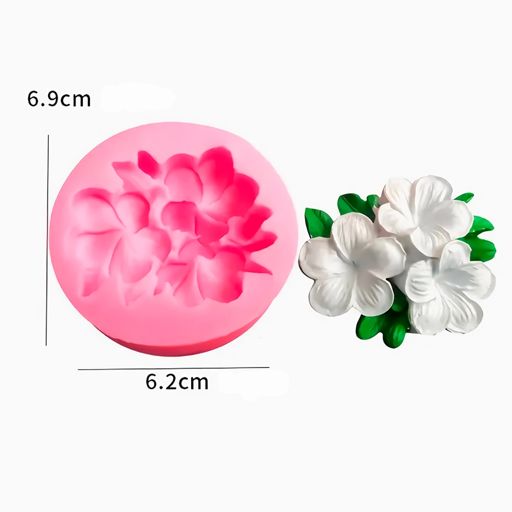 MOLDE DE SILICON FLOR PLUMERIA (FLOR DE MAYO)