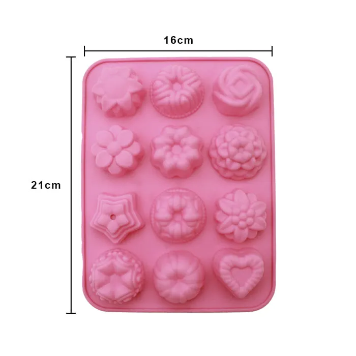 MOLDE DE SILICON FLORES