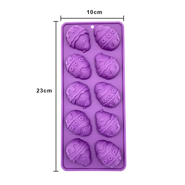 MOLDE DE SILICON HUEVOS PASCUA