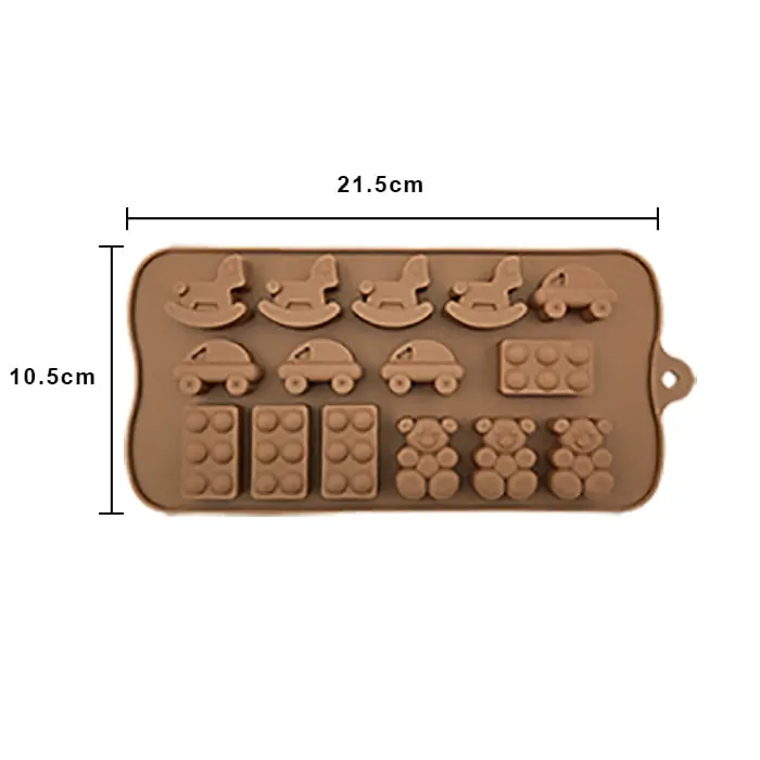 MOLDE DE SILICON JUGUETES