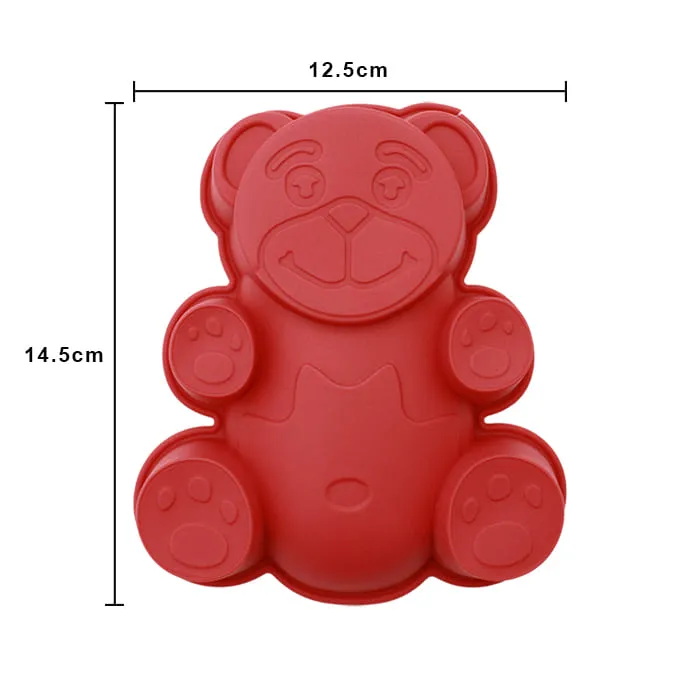 MOLDE DE SILICON OSO MEDIANO 14 CM