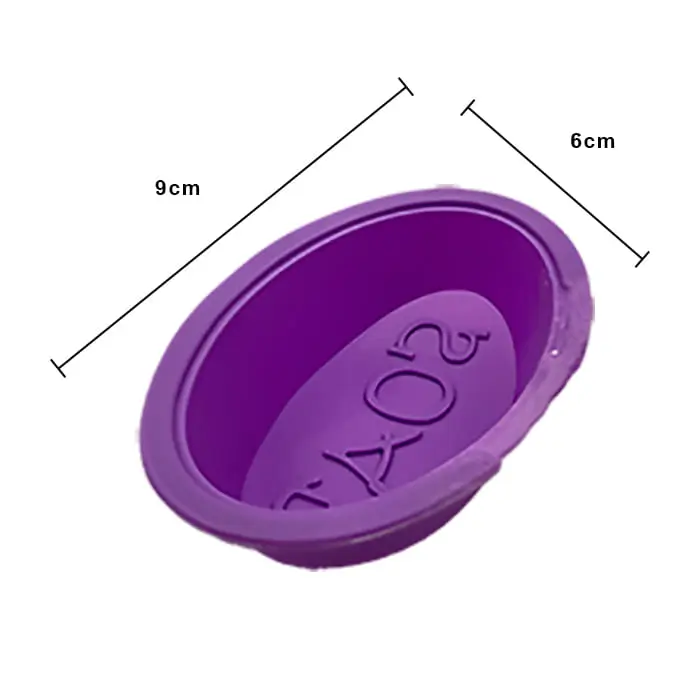 MOLDE DE SILICON OVALO 1 SOAP
