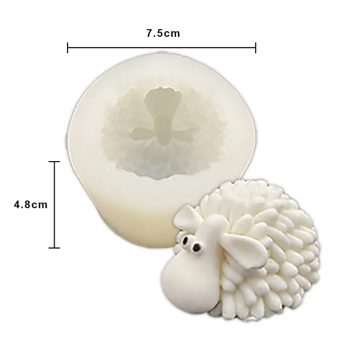 MOLDE DE SILICON OVEJA 3D