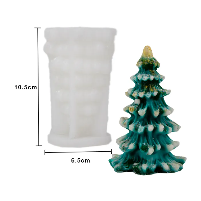 MOLDE DE SILICON PINO 3D