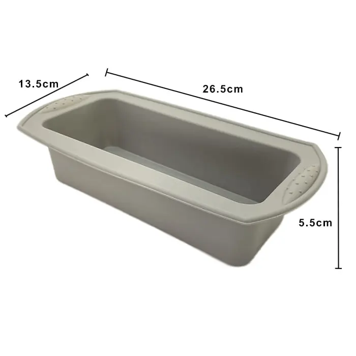 MOLDE DE SILICON RECTANGULAR PANQUE 1.2 kg.