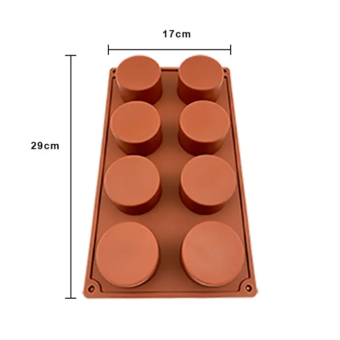 MOLDE SILICON 8 CIRCULOS