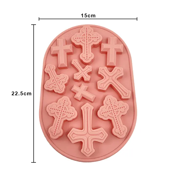 MOLDE SILICON CRUCES VARIADAS