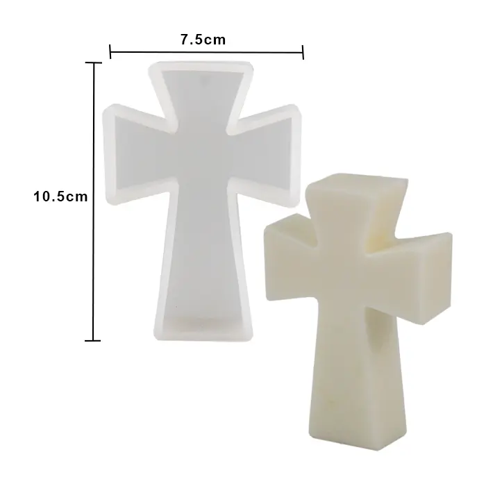 MOLDE SILICON CRUZ GRIEGA (10.8 x 8 CM)