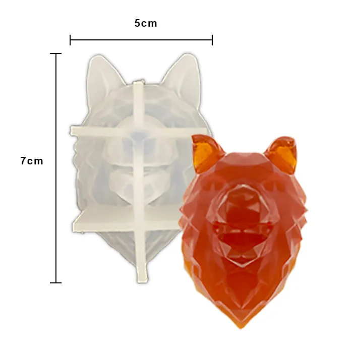 MOLDE SILICON LOBO 3D