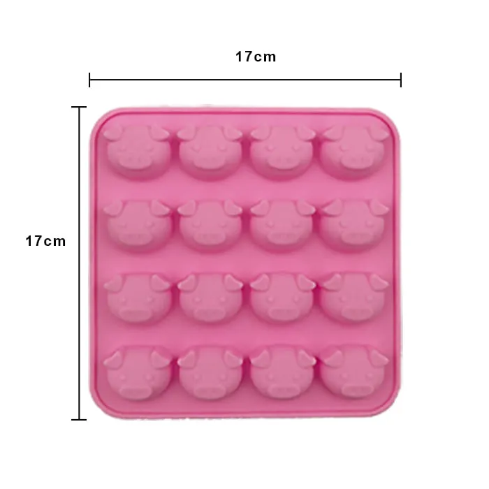 MOLDE SILICON PUERQUITOS 16 (10GR)