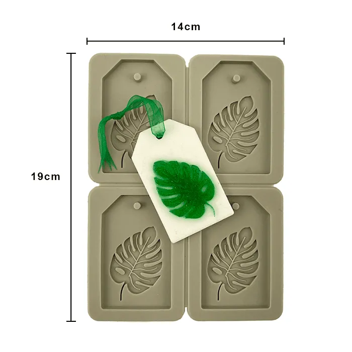 MOLDE SILICON RECTANGULAR 4 HOJAS