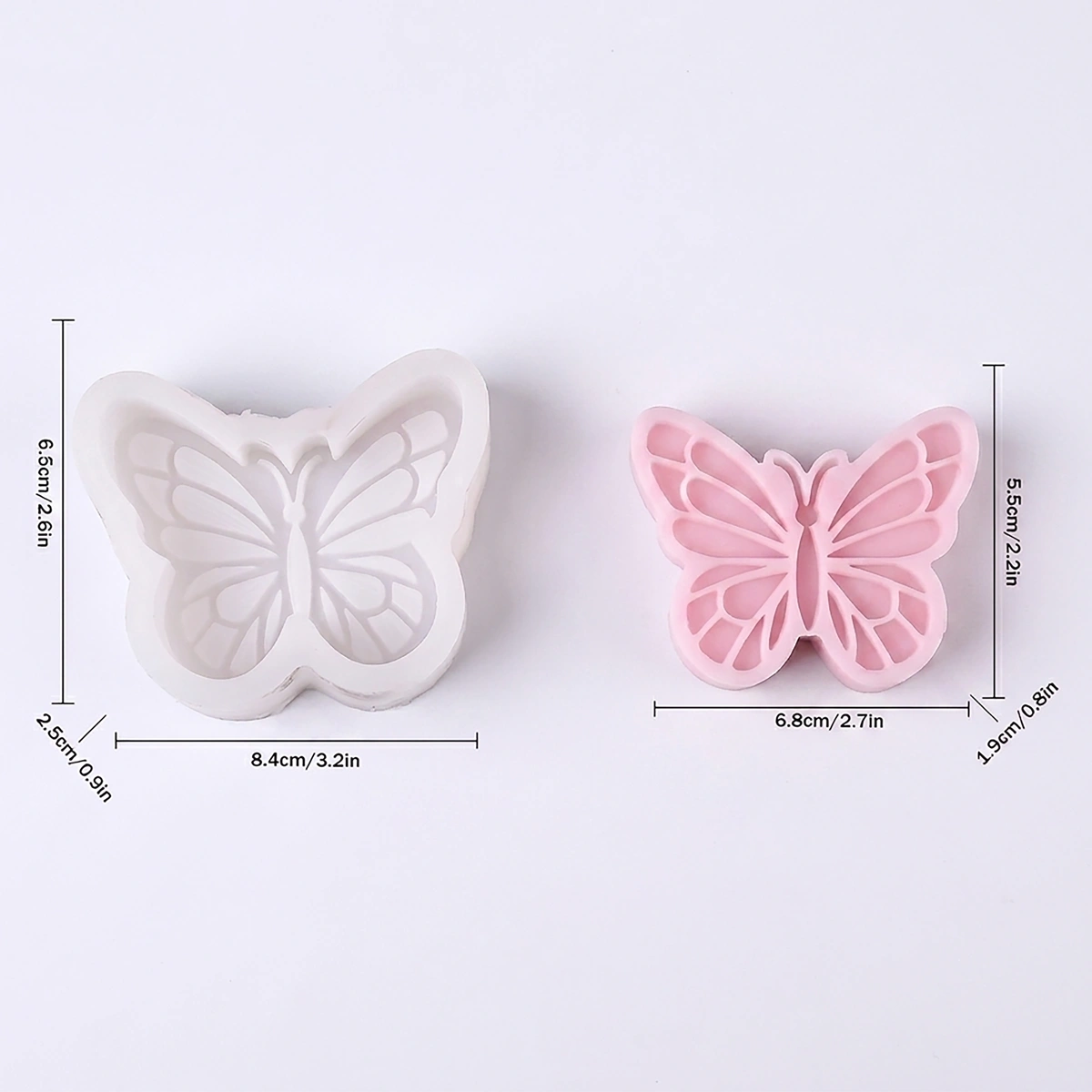 MOLDE DE SILICÓN MARIPOSA (1PZ)