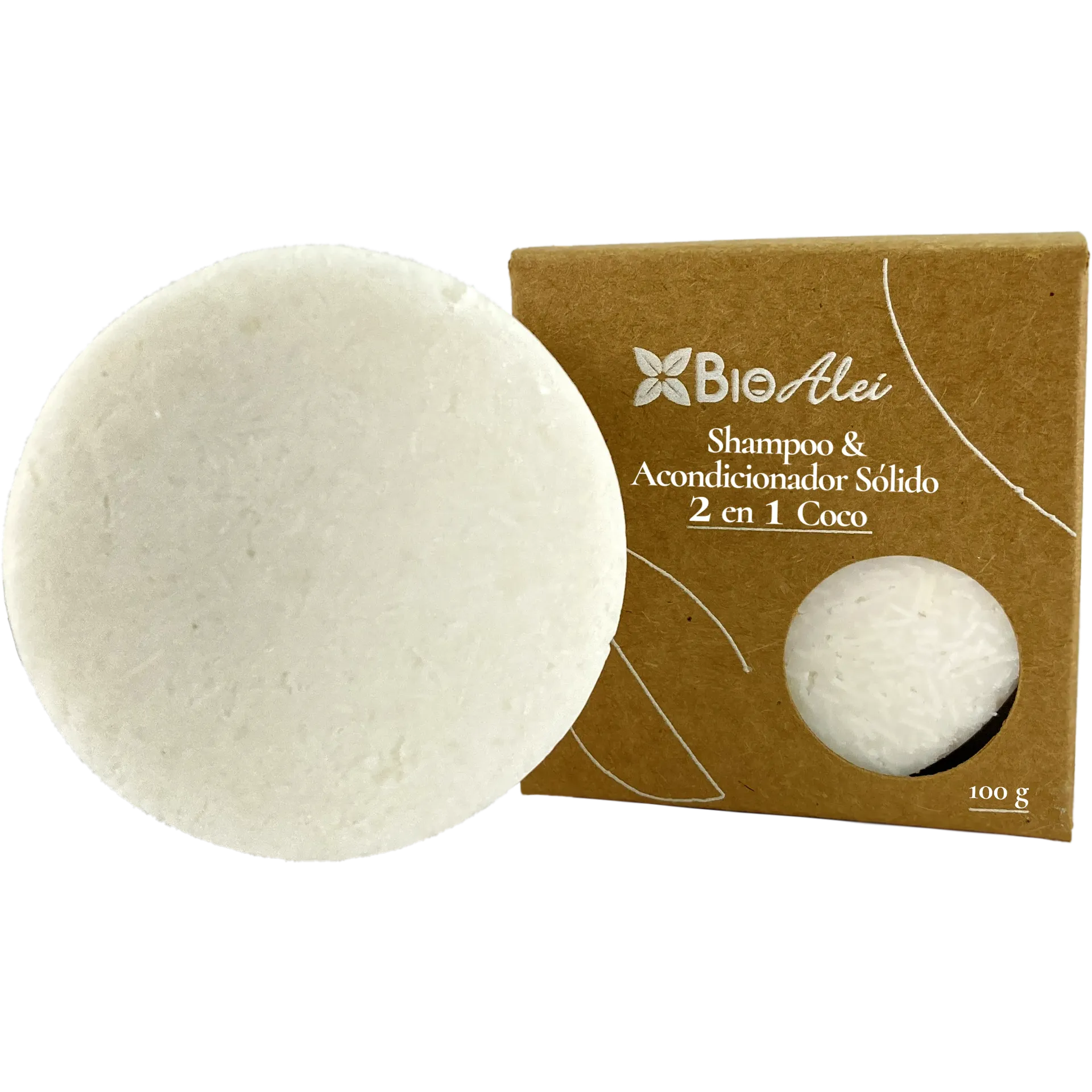 [NLBSHA11360] NLB SHAMPOO & ACONDICIONADOR SOLIDO COCO 100 GR