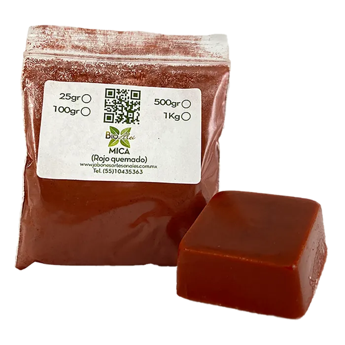 MICA ROJO QUEMADO