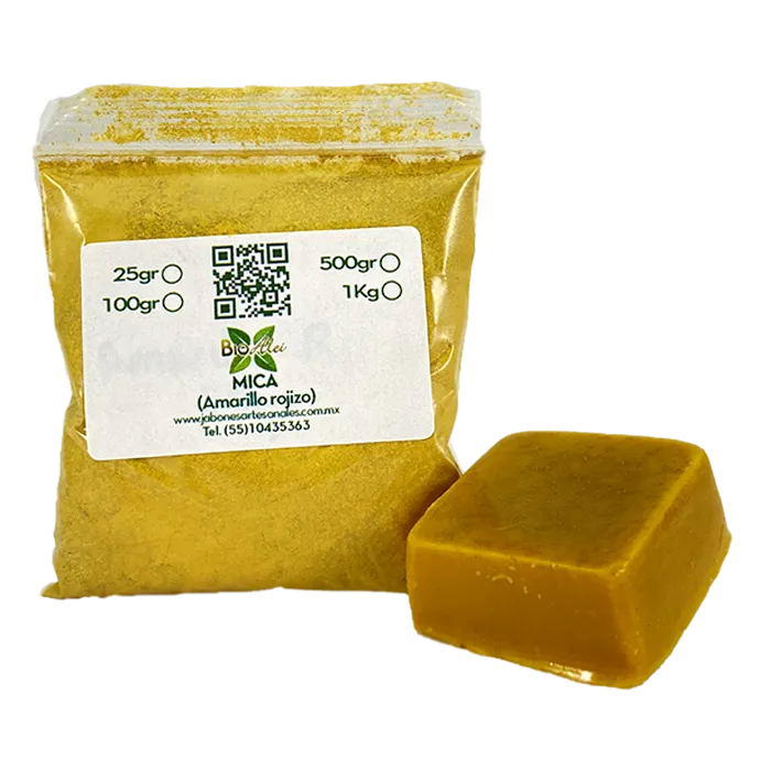 MICA AMARILLO ROJIZO