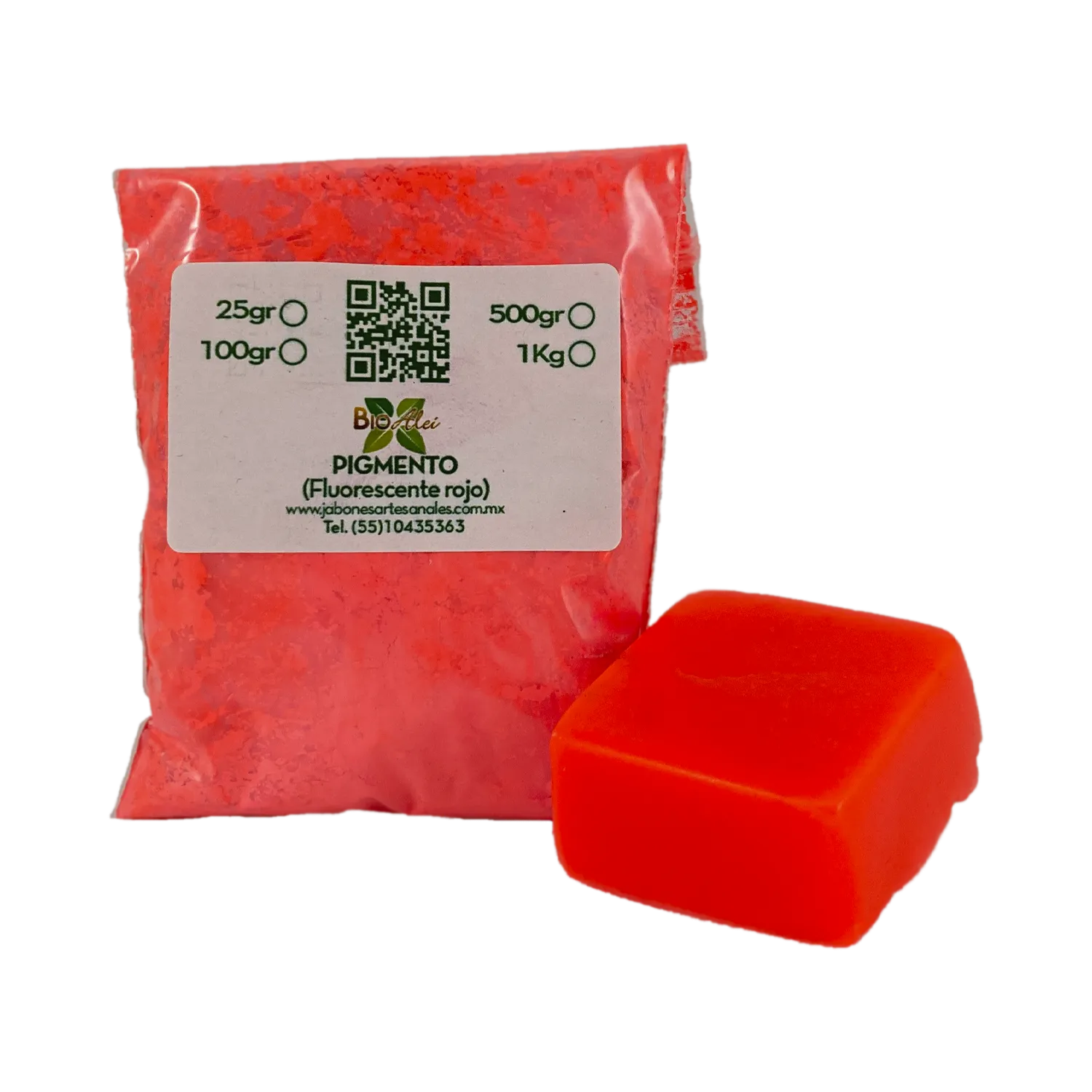 PIGMENTO FLUORESCENTE ROJO LASER
