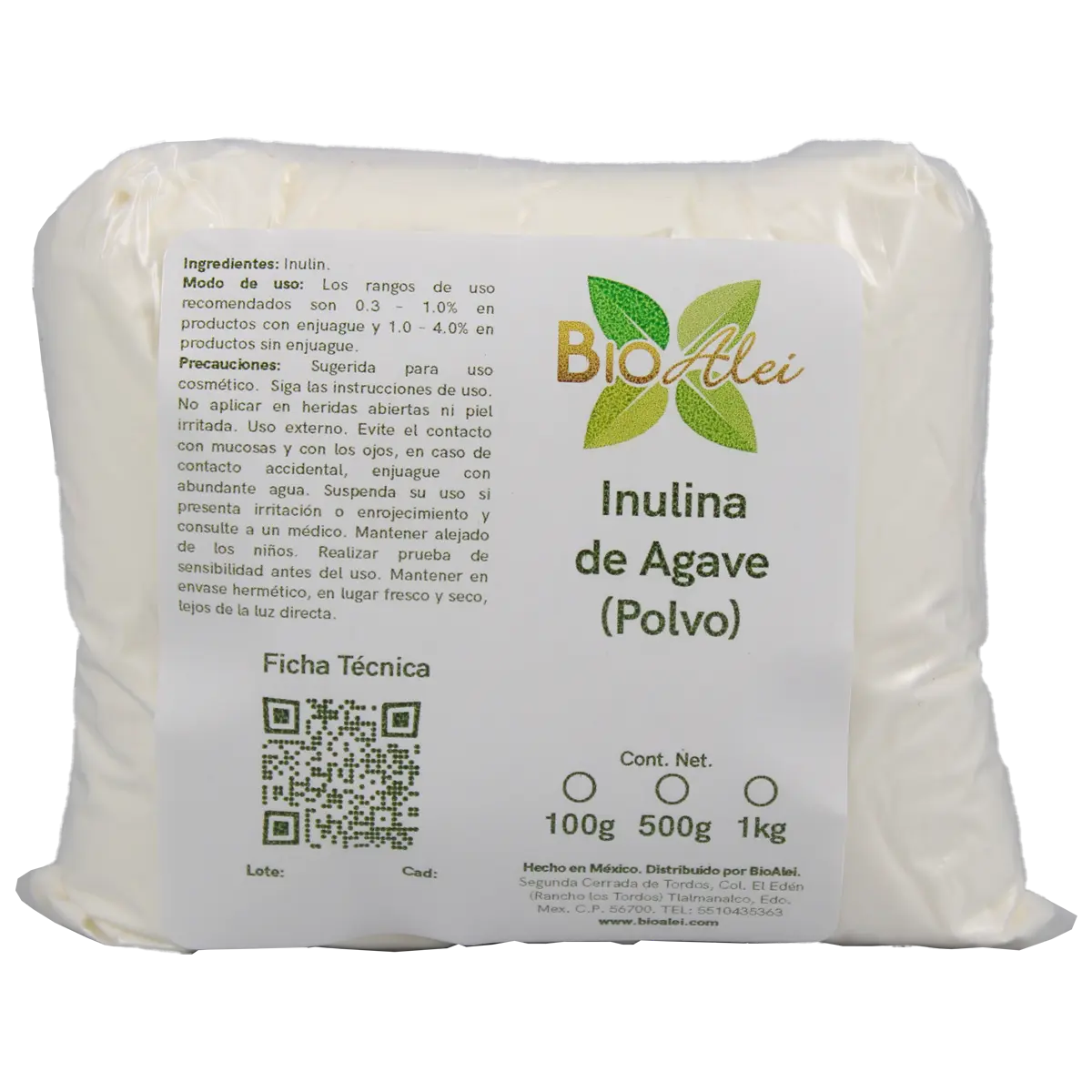 INULINA DE AGAVE (POLVO)