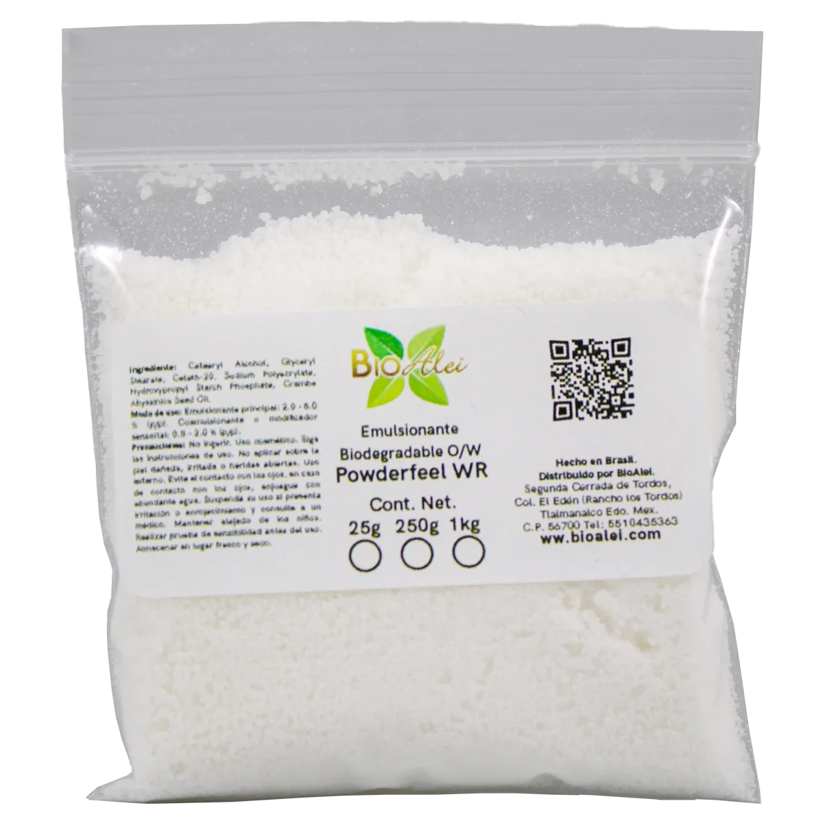 EMULSIONANTE BIODEGRADABLE O/W POWDERFEEL WR