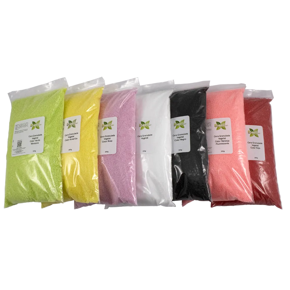 CERA GRANULADA VEGETAL COLOR NEGRO